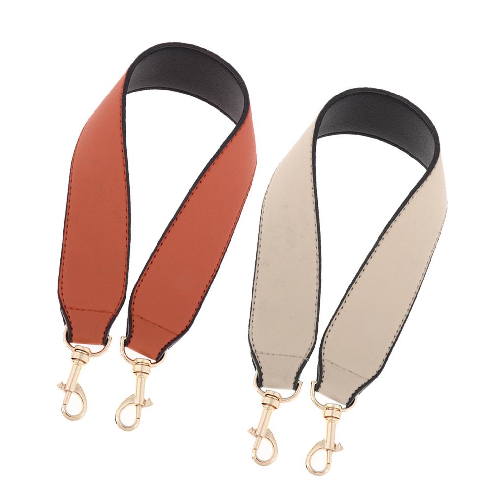 2x Wide Shoulder Bag Strap Replacement Removable Handbag Purse Tote Straps