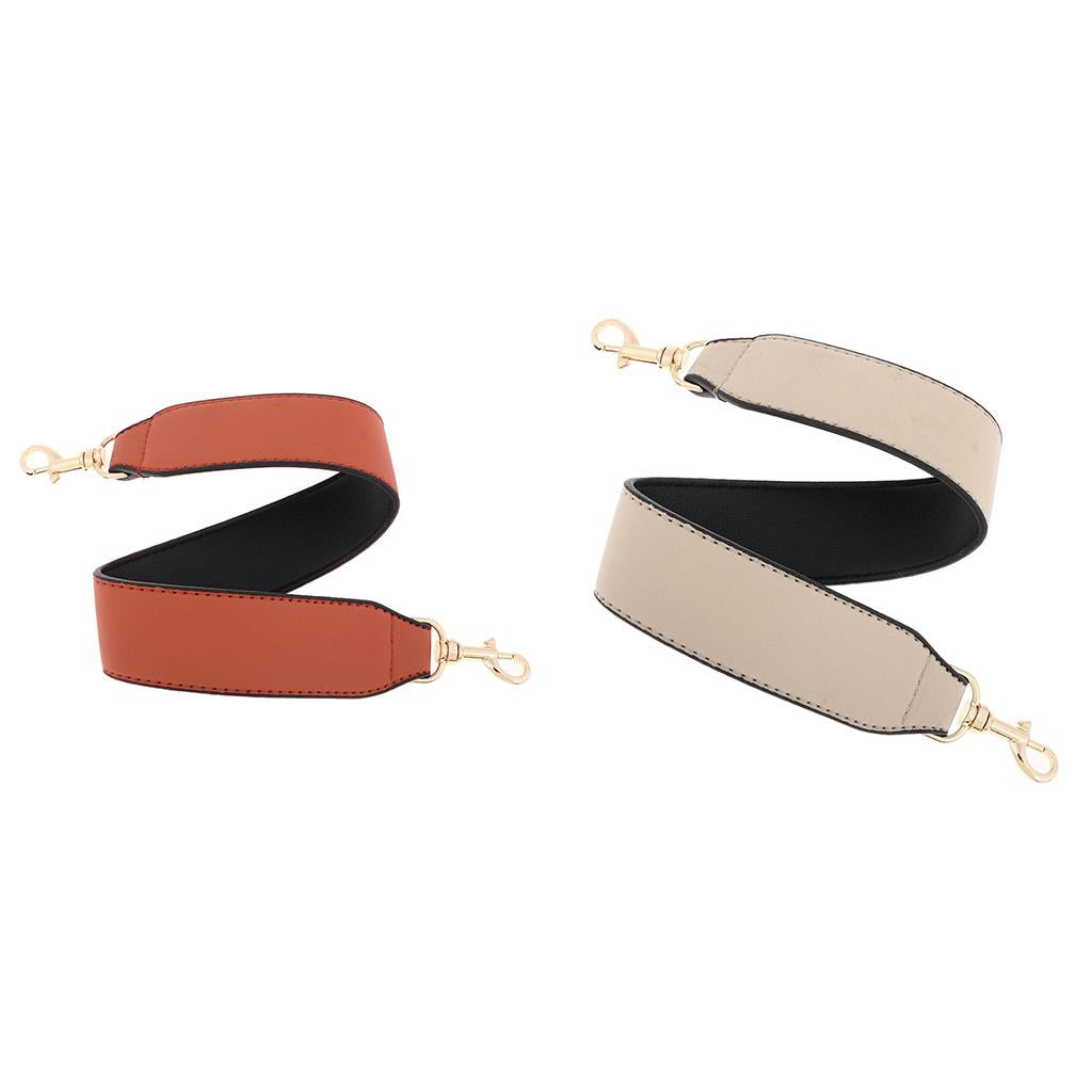 2x Wide Shoulder Bag Strap Replacement Removable Handbag Purse Tote Straps