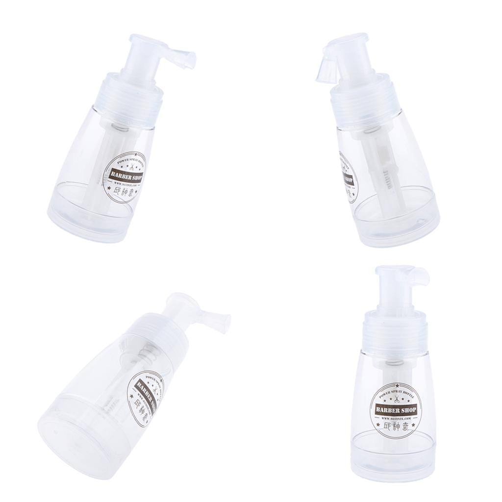 4x Empty Refillable and Reuseable Powder Spray Bottle Cosmetic Bottles 180ml