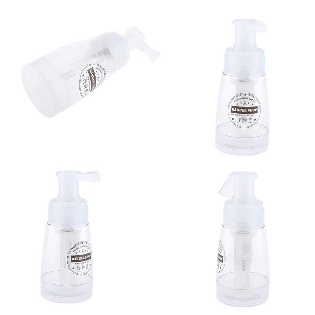 4x Empty Refillable and Reuseable Powder Spray Bottle Cosmetic Bottles 180ml