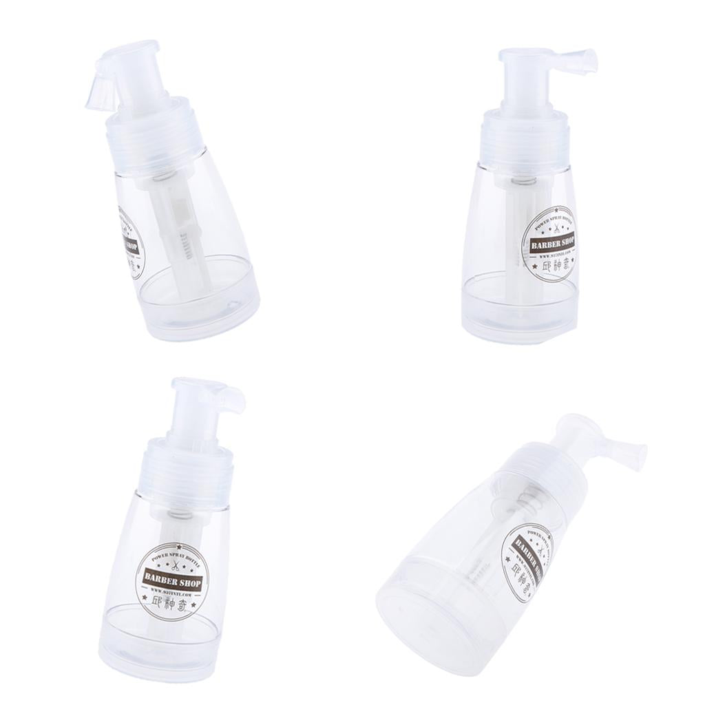 4x Empty Refillable and Reuseable Powder Spray Bottle Cosmetic Bottles 180ml