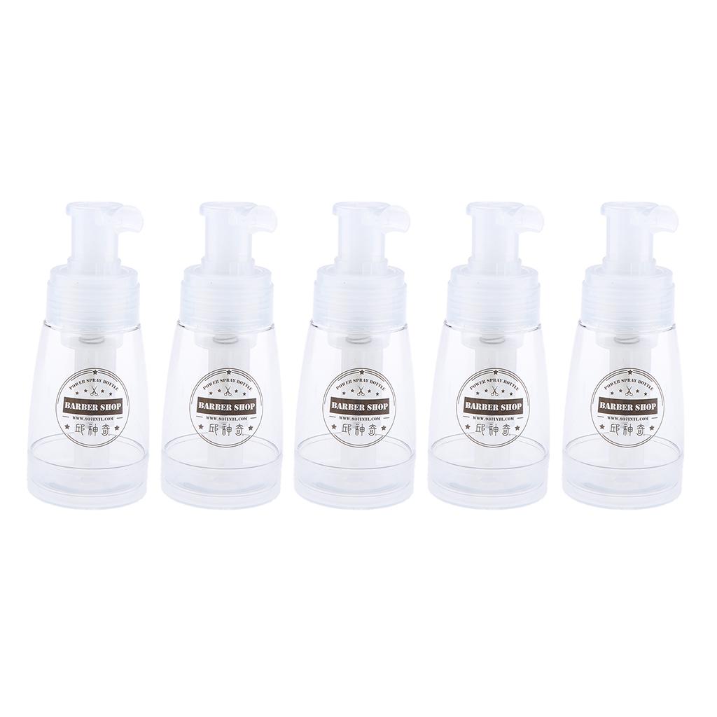 5x Empty Refillable and Reuseable Powder Spray Bottle Cosmetic Bottles 180ml