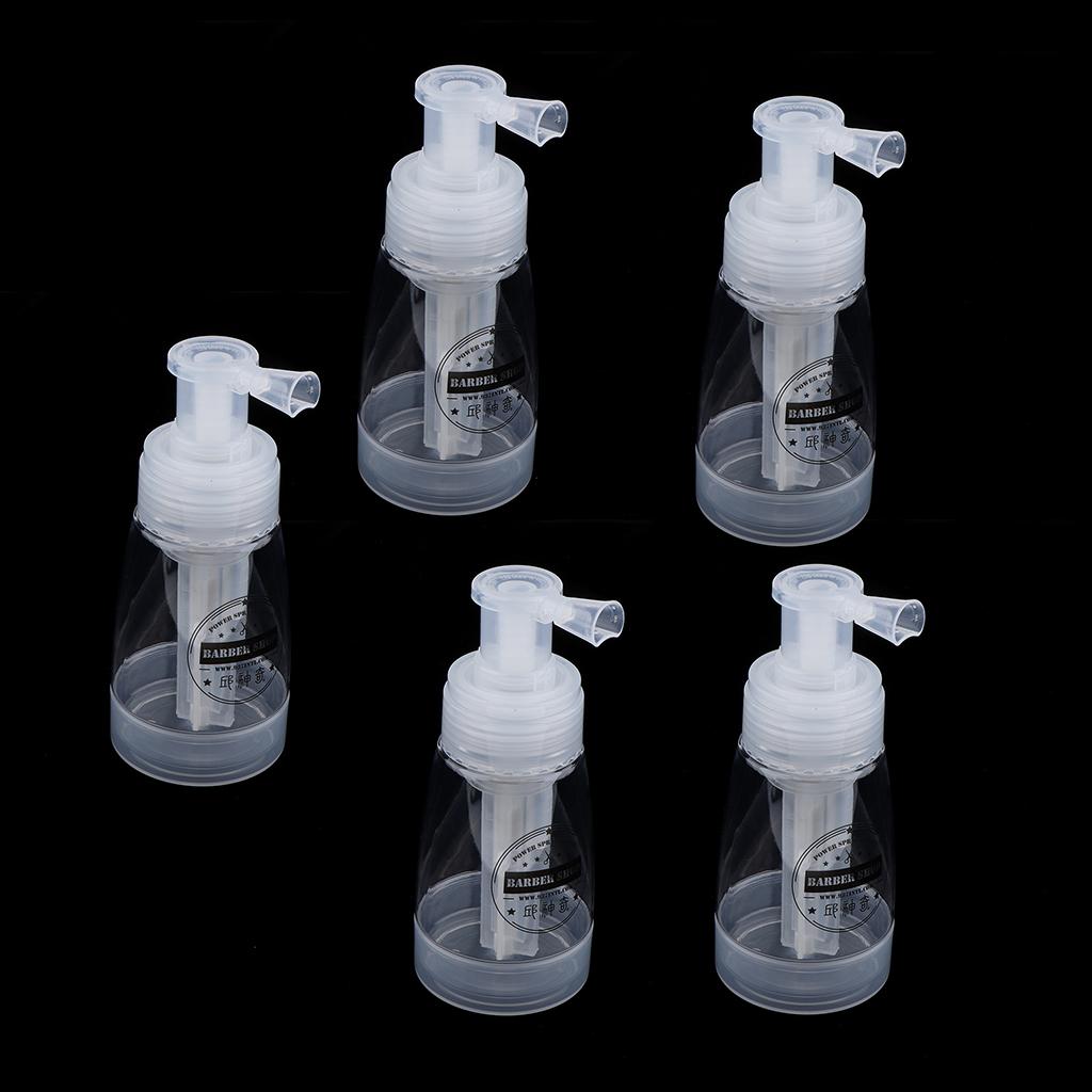 5x Empty Refillable and Reuseable Powder Spray Bottle Cosmetic Bottles 180ml