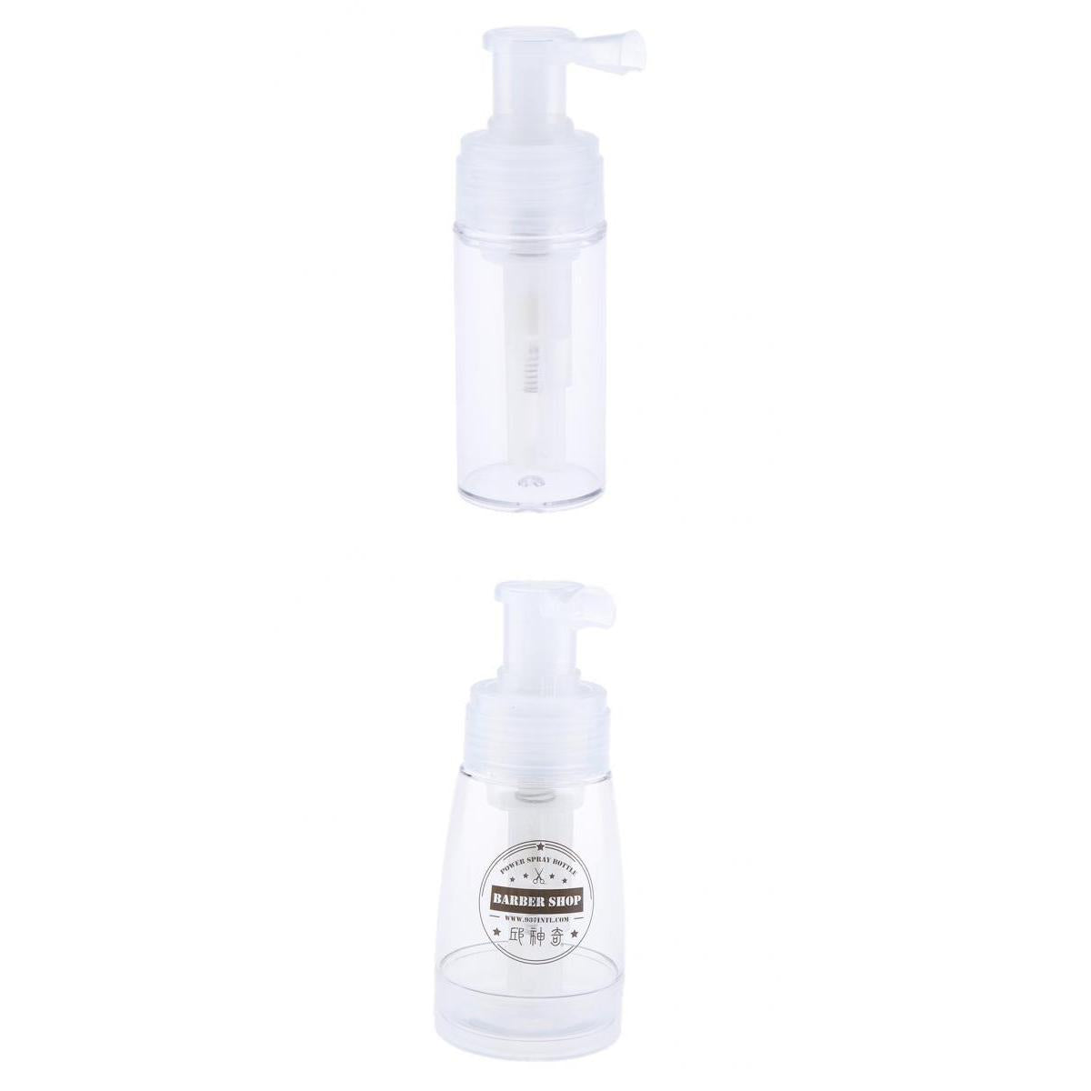 2x Empty Refillable Powder Spray Bottle Makeup Cosmetic Bottles 180ml/110ml