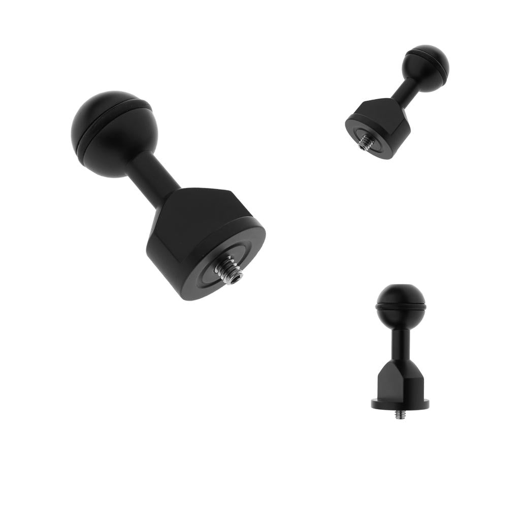 3Pcs 1 Ball Arm Adapter System Mount Diving Photo Light Accessory for "