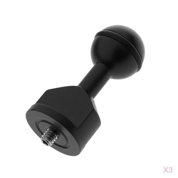 3Pcs 1 Ball Arm Adapter System Mount Diving Photo Light Accessory for "