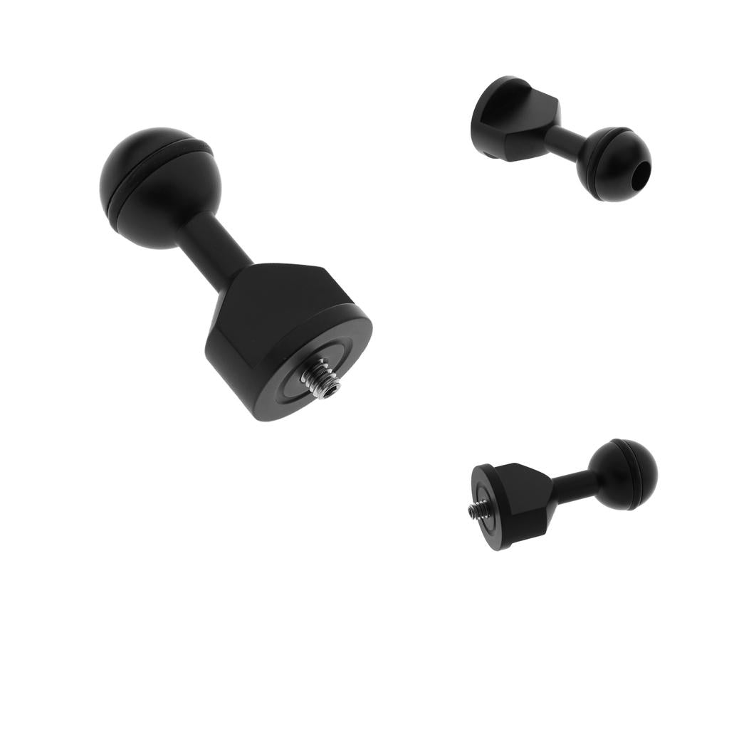 3Pcs 1 Ball Arm Adapter System Mount Diving Photo Light Accessory for "