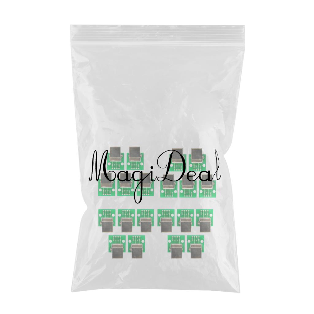20Pcs USB Type B Female Breakout Board to DIP Converter Connector Adapter