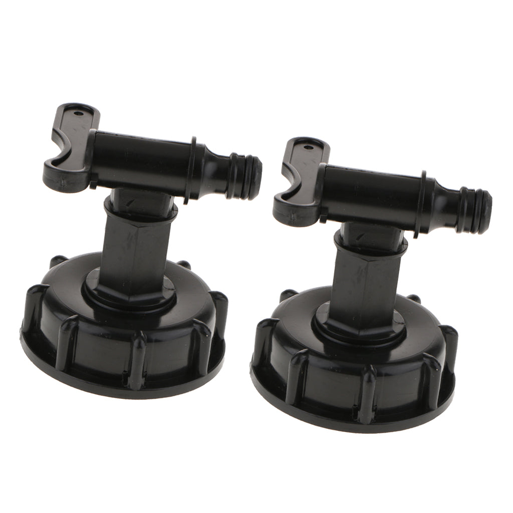 2 pieces 1000L IBC Tank 2 Inch to 1/2 Inch Water Hose Valve Adapter
