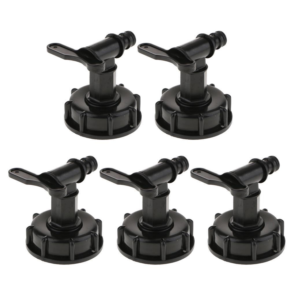 5 pieces 1000L IBC Tank 2 Inch to 1/2 Inch Water Hose Valve Adapter