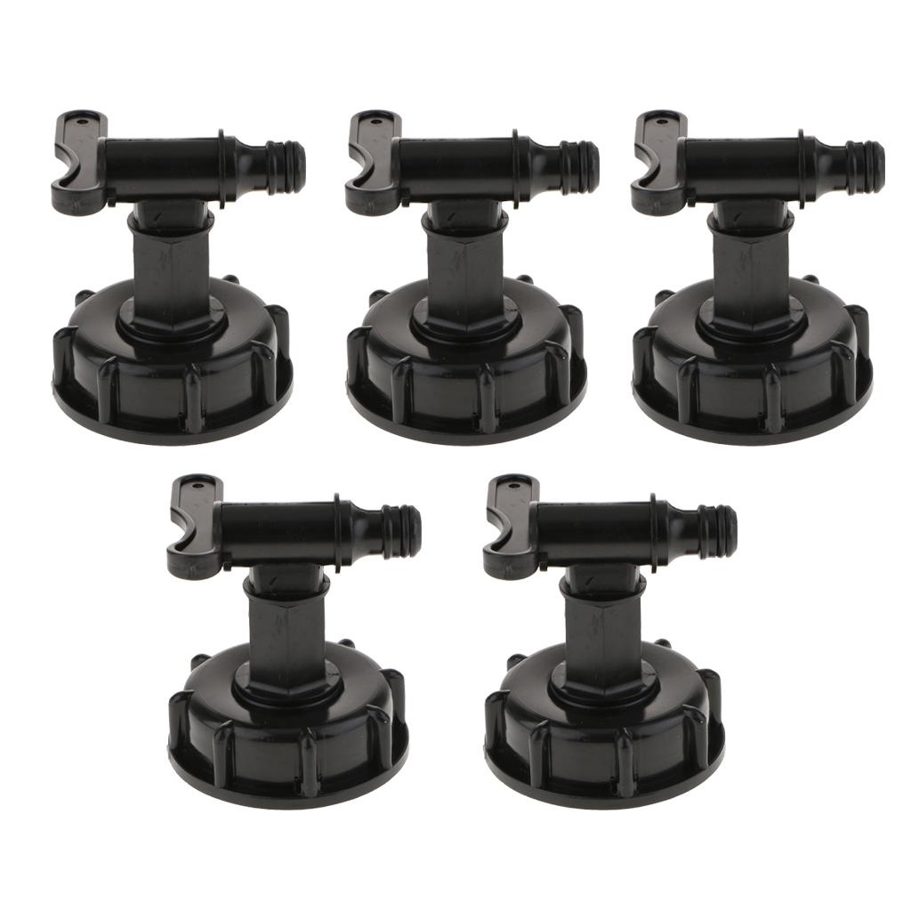 5 pieces 1000L IBC Tank 2 Inch to 1/2 Inch Water Hose Valve Adapter
