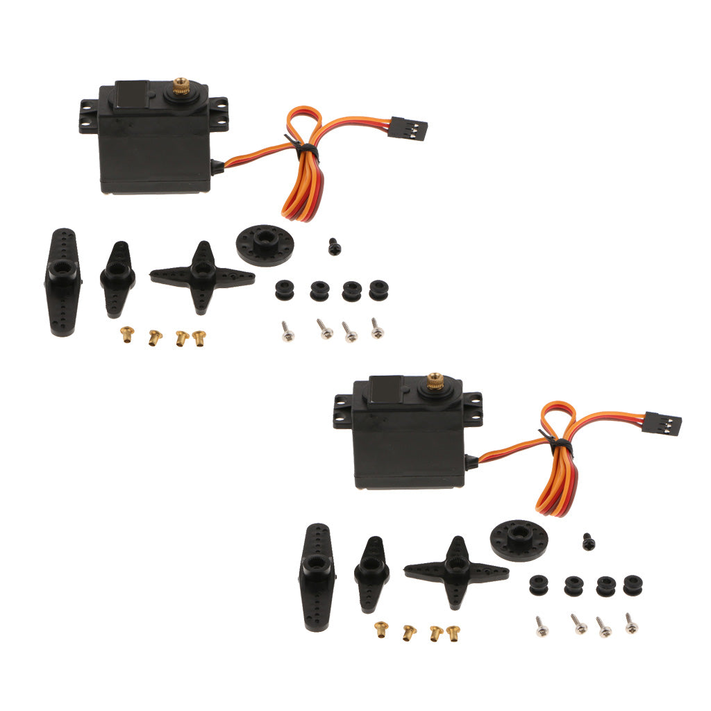 2pcs 15kg High Torque Metal Gears Dedicated Servo Motor For Robot Model Part