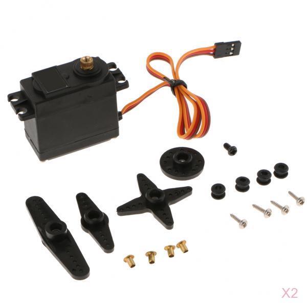 2pcs 15kg High Torque Metal Gears Dedicated Servo Motor For Robot Model Part