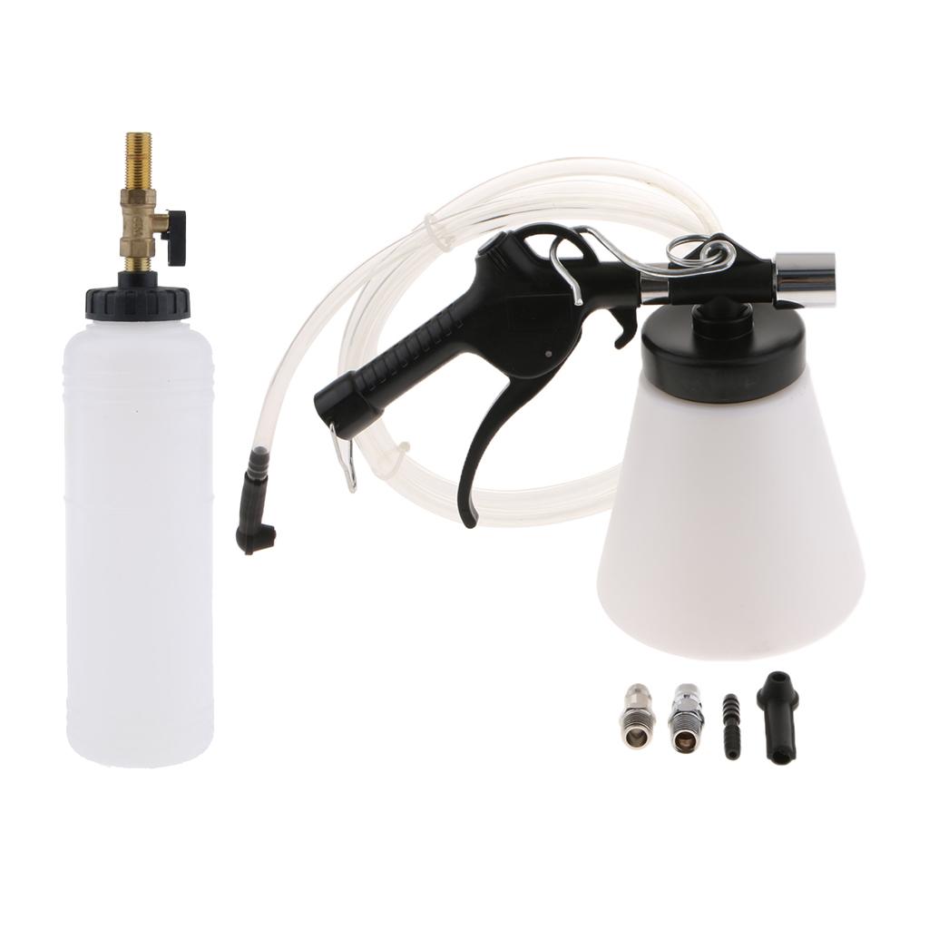 1L Air Brake Clutch Bleeder Kit Pneumatic Vacuum Hydraulic Fluid Fill Bottle