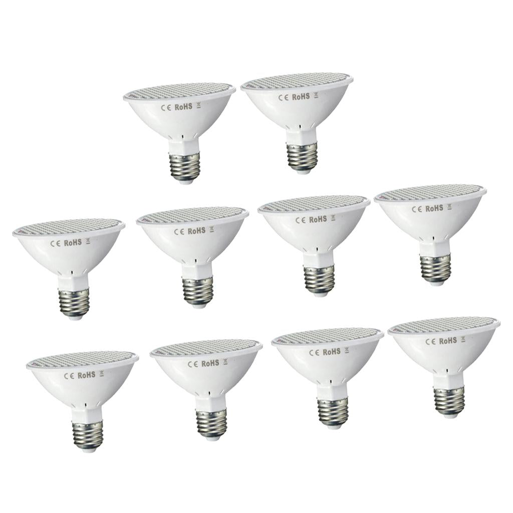 10Pcs 30W E27 200 LED Grow Light Plant Growth Light for Indoor Plants Flower