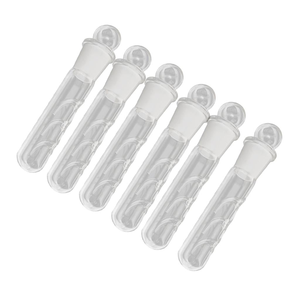 6 Pcs Glass Planaria Trap Worm Catch Pen Shrimp Leech Catcher Three Holes