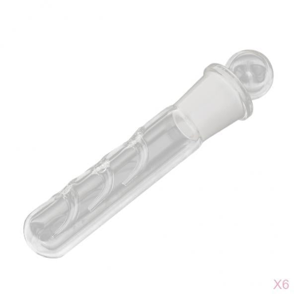 6 Pcs Glass Planaria Trap Worm Catch Pen Shrimp Leech Catcher Three Holes