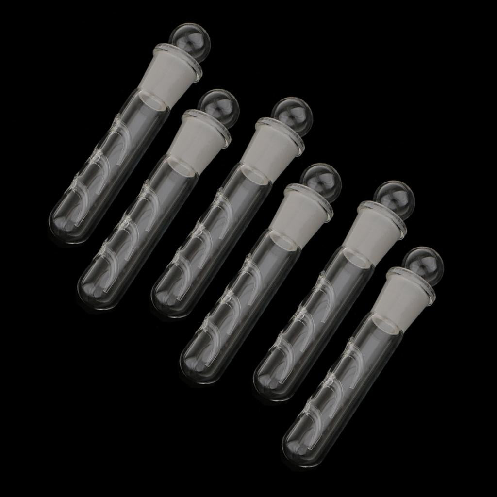 6 Pcs Glass Planaria Trap Worm Catch Pen Shrimp Leech Catcher Three Holes