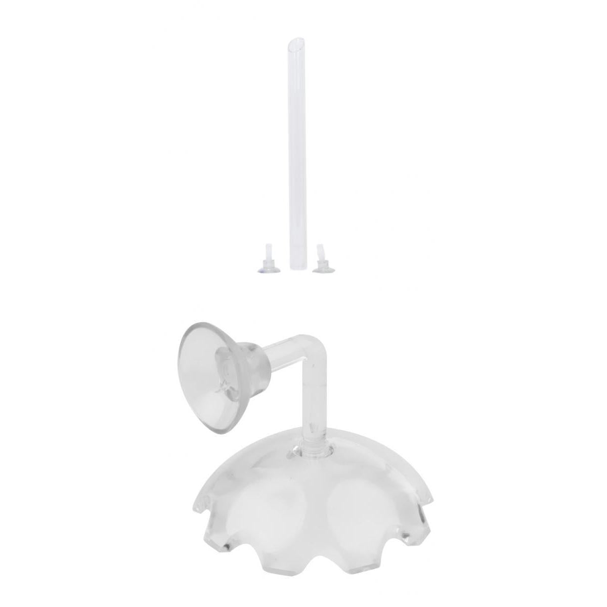 2 Pcs Aquarium Fish Tank Shrimp Feeding Dish Tray Feeder Food Tube 27cm