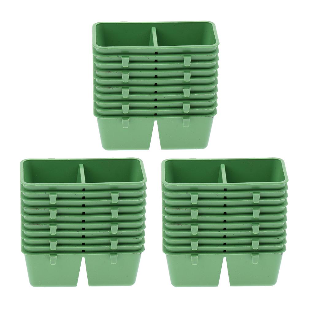 30Pcs 2in1 Bird Parrot Food Water Plastic Bowl Cups Pigeons Feeding Feeder