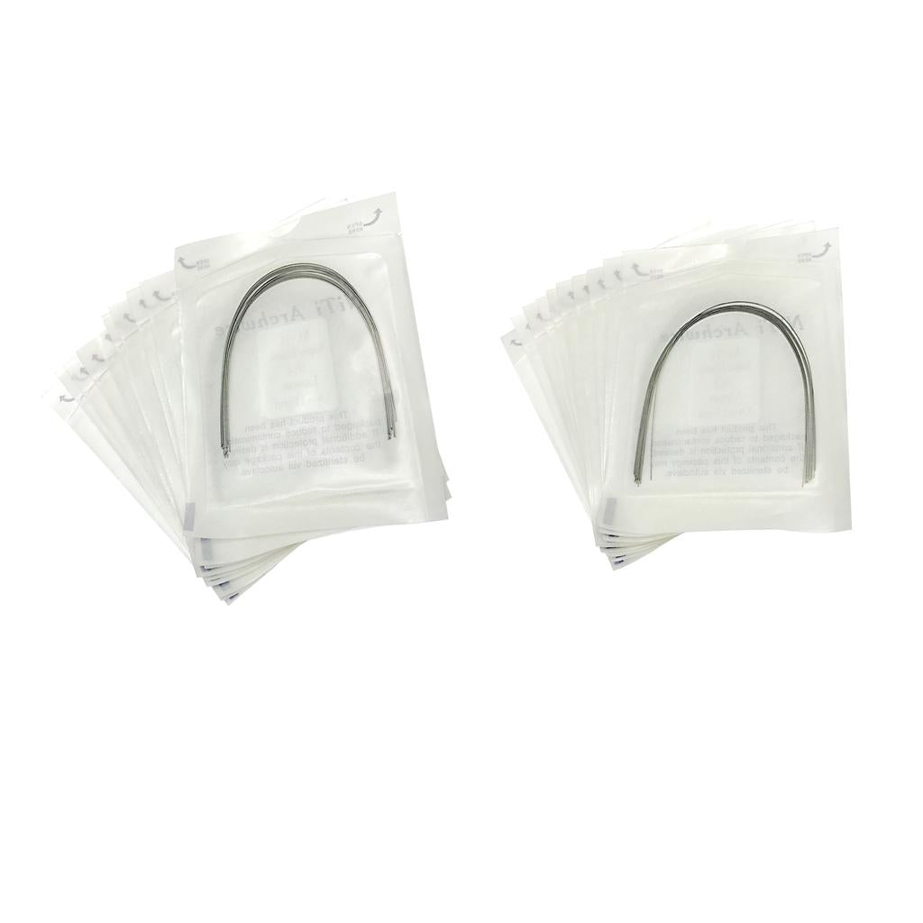 20 Packs Dental Orthodontic Super Elastic Niti Arch Wire Round 014 012 Upper