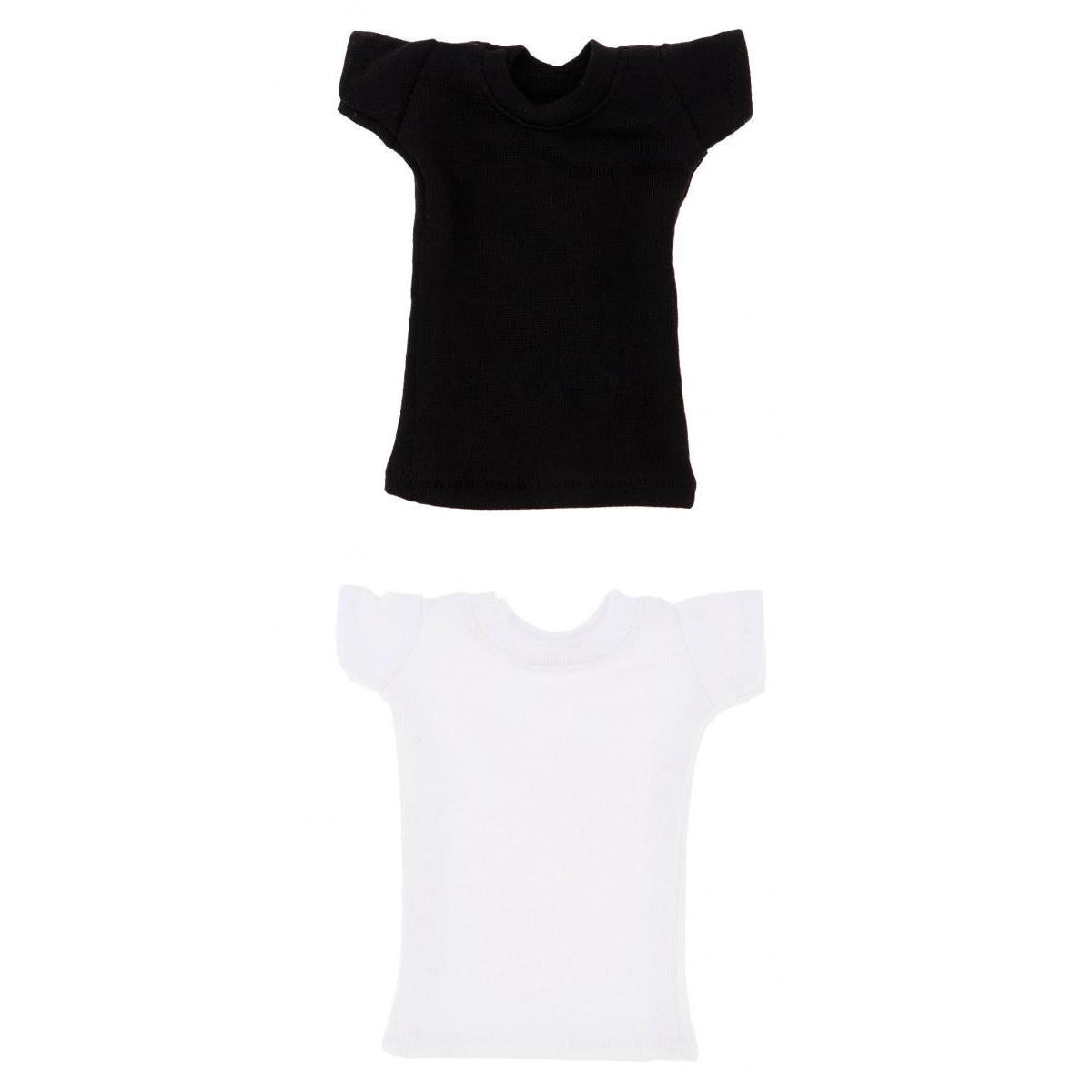 1/6 Female Body Top T-Shirts Short Sleeve for 12'' JIAOU DOLL Action Figure