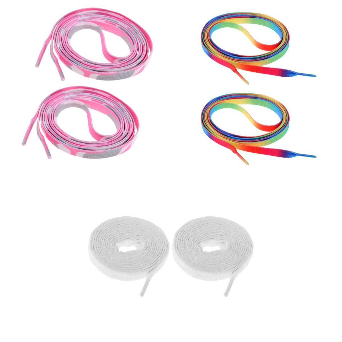 3 Pairs Replacement Skates Shoelaces Roller Inline Skate Boots Strings Laces