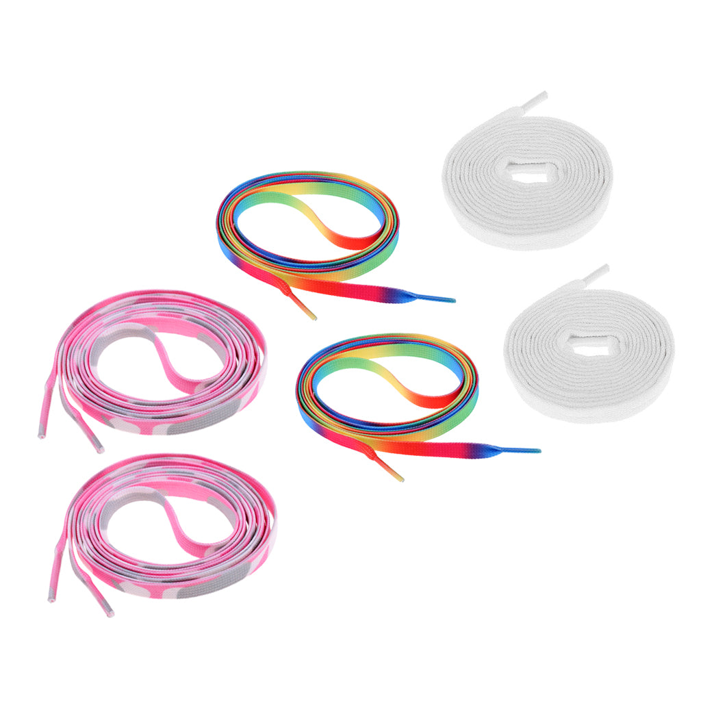 3 Pairs Replacement Skates Shoelaces Roller Inline Skate Boots Strings Laces