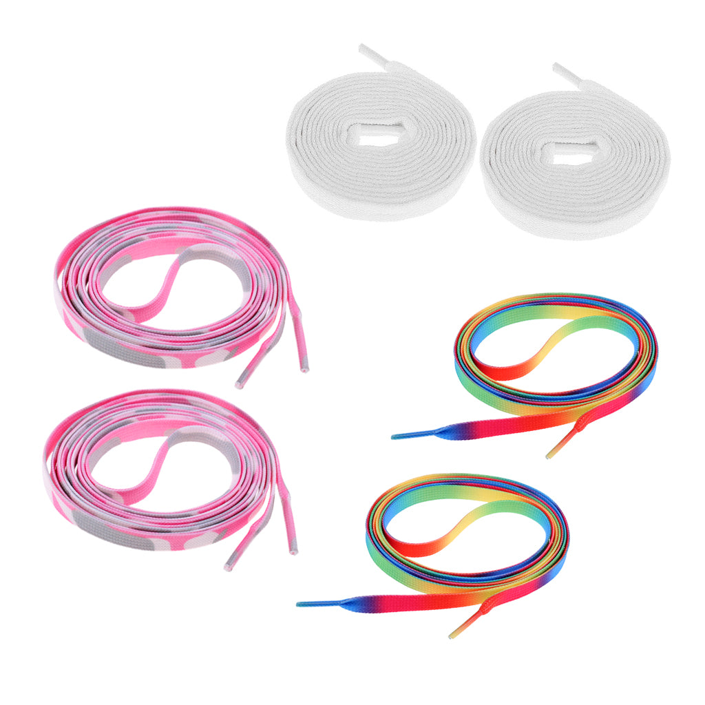 3 Pairs Replacement Skates Shoelaces Roller Inline Skate Boots Strings Laces