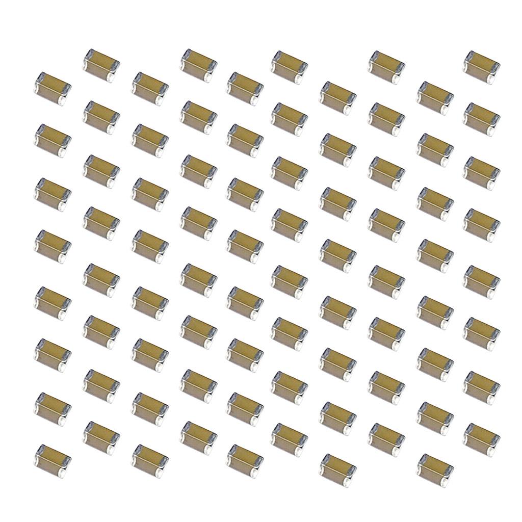 80 pieces 1206 10uF Ceramic Chip Capacitor 16V X7R 106K