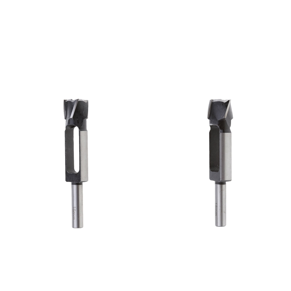 2Pcs (16mm&18mm)Tapered Snug Plug Cutters 13MM 1/2 Inch Shank +Tapered