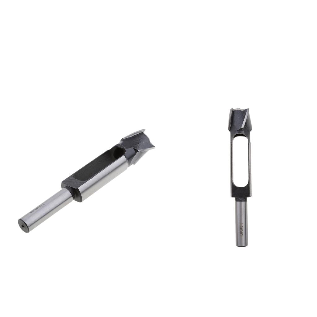 2Pcs (15mm&14mm)Tapered Snug Plug Cutters 13MM 1/2 Inch Shank +Tapered
