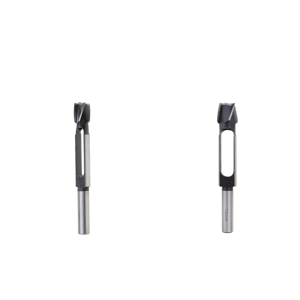 2Pcs (8mm&12mm) Snug Plug Cutters 13MM 1/2 Inch Shank +