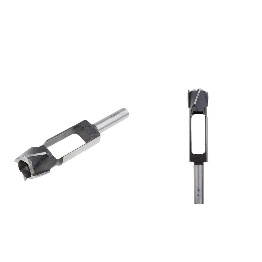 2Pcs (15mm&18mm)Tapered Snug Plug Cutters 13MM 1/2 Inch Shank +Tapered