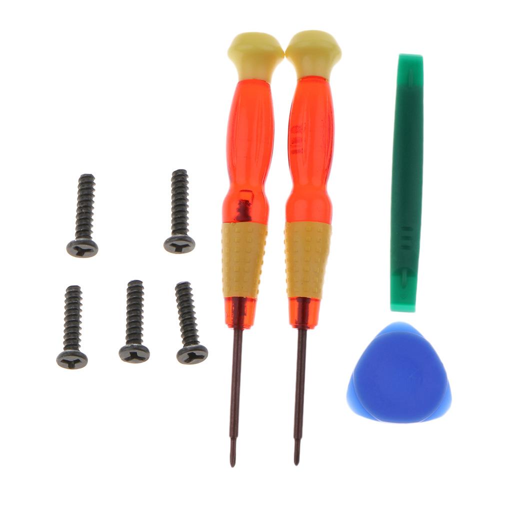 4 in 1 Screwdriver Kit Opening Tool + 5x Tri-Wing Screws for Nintendo Switch