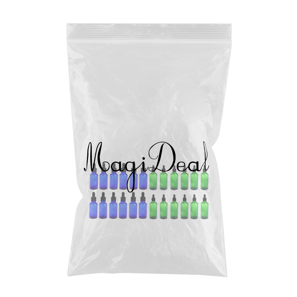 24 Pieces 30ml Empty Essential Oils Dropper Bottle Liquid Aromatherapy Vials