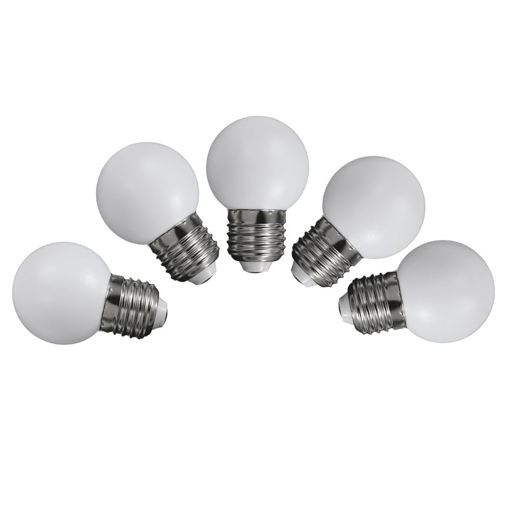 15 Pcs 220V E27 1W Energy Saving LED Golf Ball Light Bulb Globe Lamp