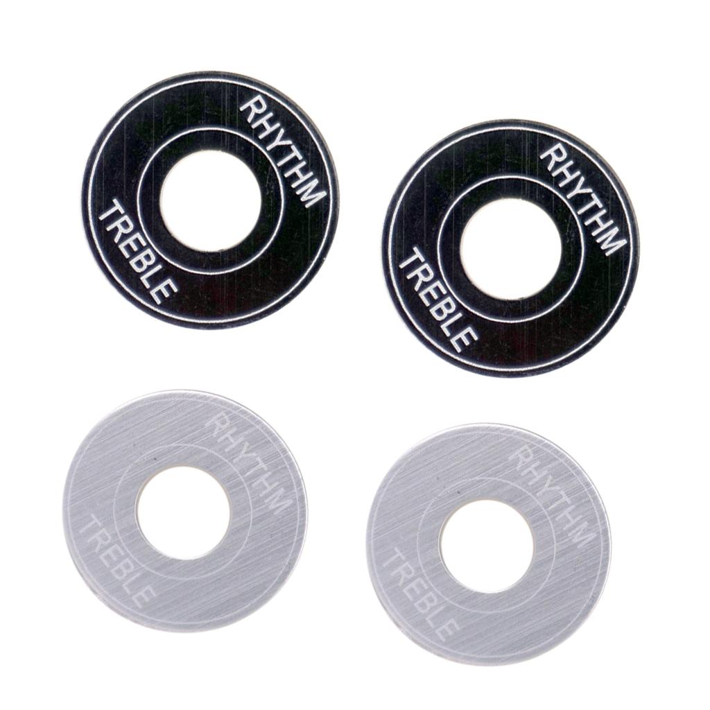 4x Switch Plate Washer Rythm Treble Ring for LP EPI Electric Guitar
