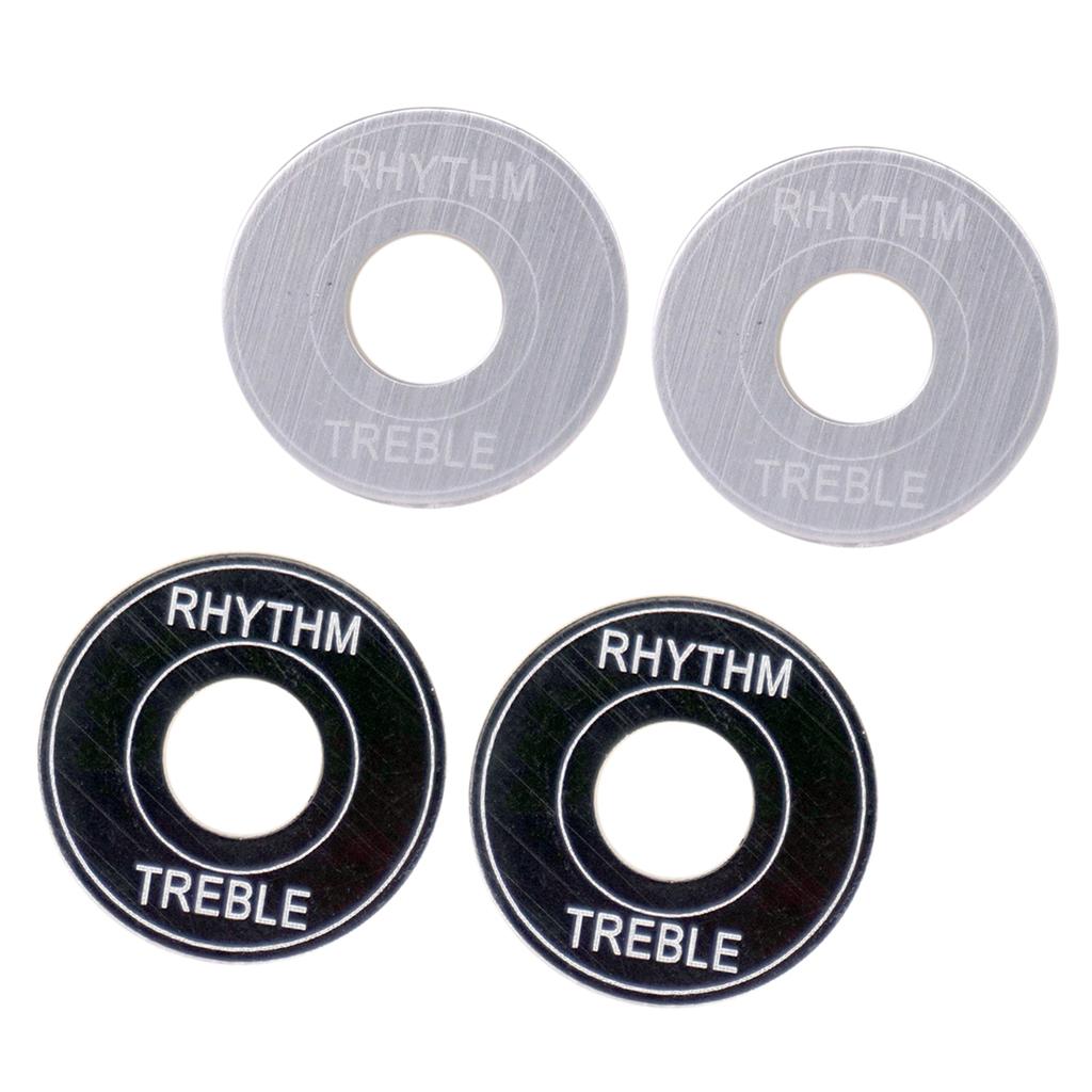 4x Switch Plate Washer Rythm Treble Ring for LP EPI Electric Guitar