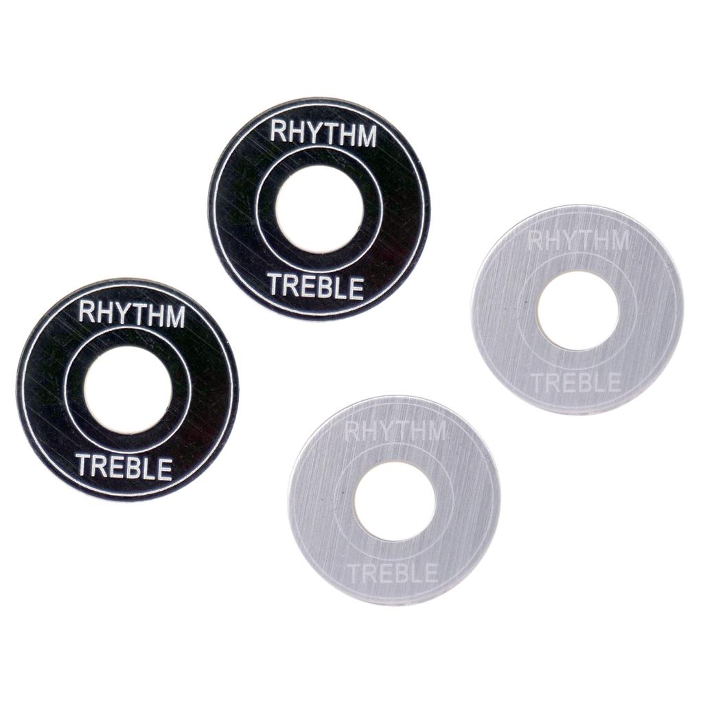 4x Switch Plate Washer Rythm Treble Ring for LP EPI Electric Guitar