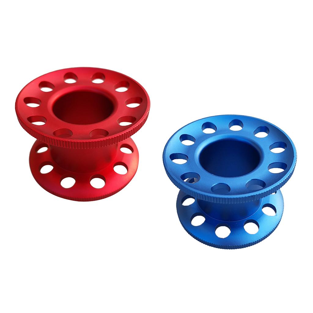 2 Piece Scuba Diving Blank Finger Tech Spool Dive Snorkeling Guide Line Reel