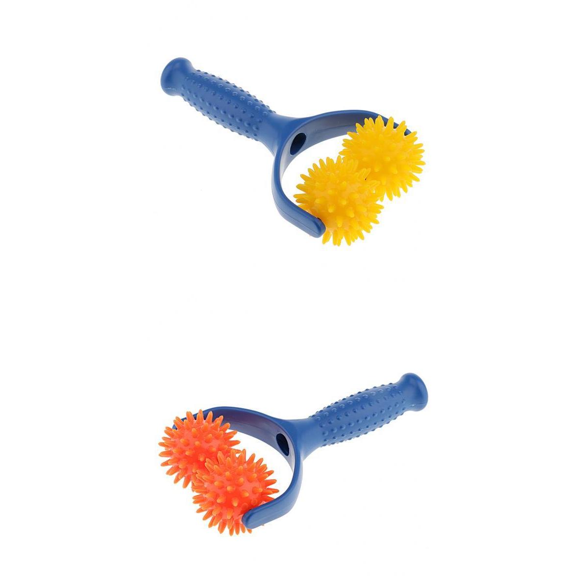 2Pcs Handheld Acupuncture Relax Spiky Massage Balls for Shoulder Leg Foot