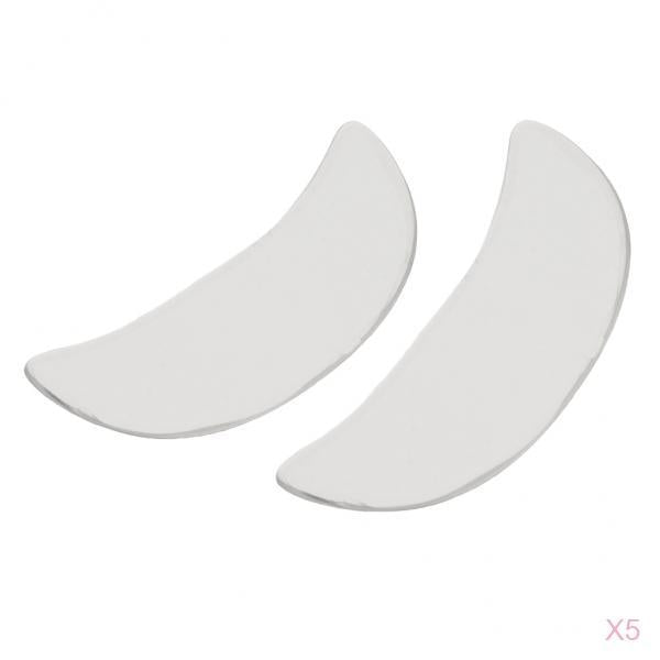 5 Pairs Silicone Reusable Anti Wrinkle Chest Neck Eye Face Pad Patches