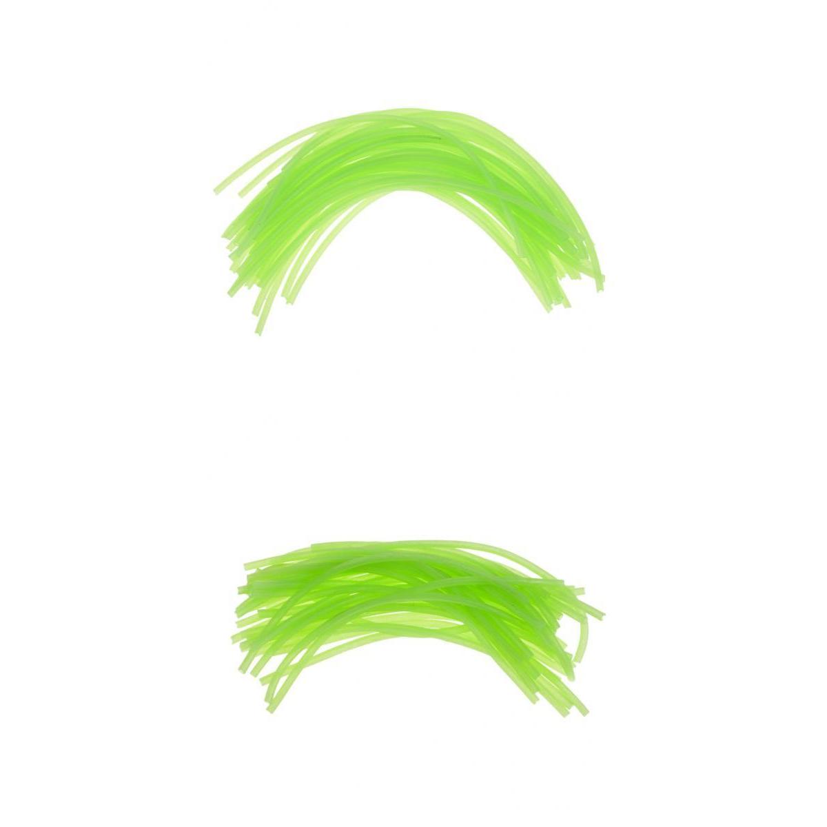 80pcs Soft Luminous Silicone Tube Glowing Hook Shank Sleeve Rig Lure Tubes