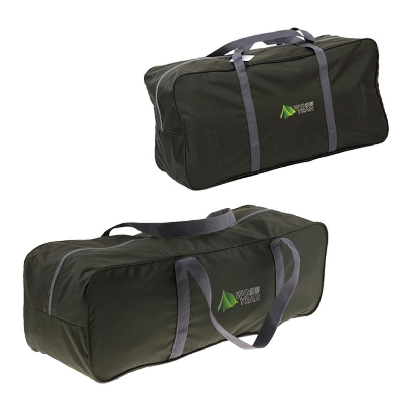 2Pcs Outdoor Travel Duffel Bag Camping Equipment Zipper Storage Bag M and L