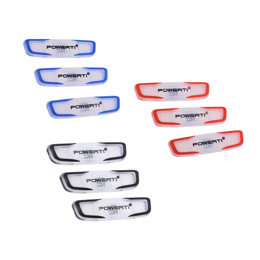 9 Pieces Long Sport Tennis Racquet Shock Absorber Vibration Dampeners Damper