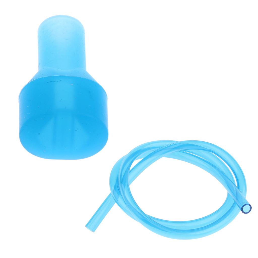 3ft Replacement Hydration Pack Drink Tube + Pipe Bite Mouthpiece Blue Blue