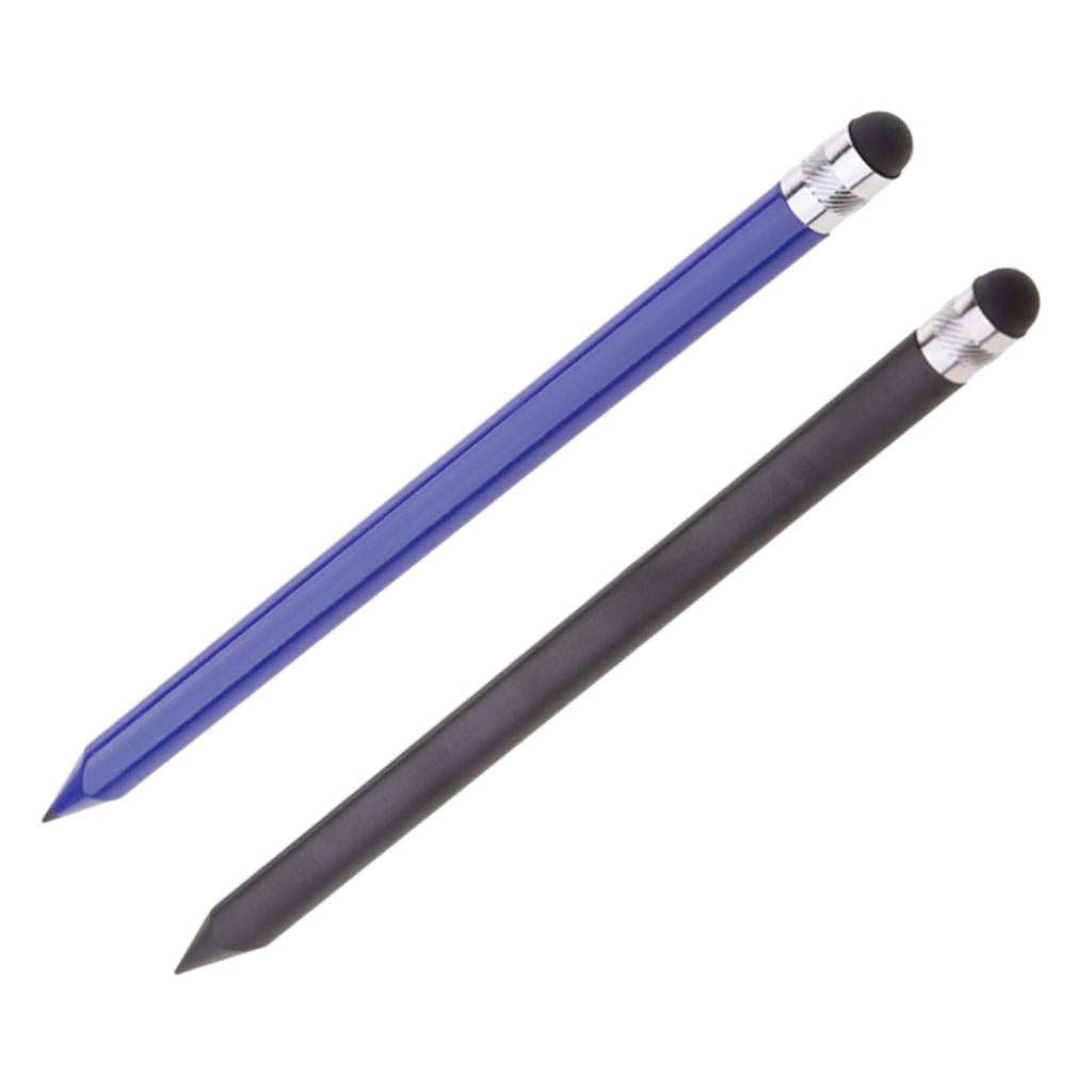 2x 2-in-1 Retro Design Touch Screen Stylus for iPhone Samsung Tablets PC