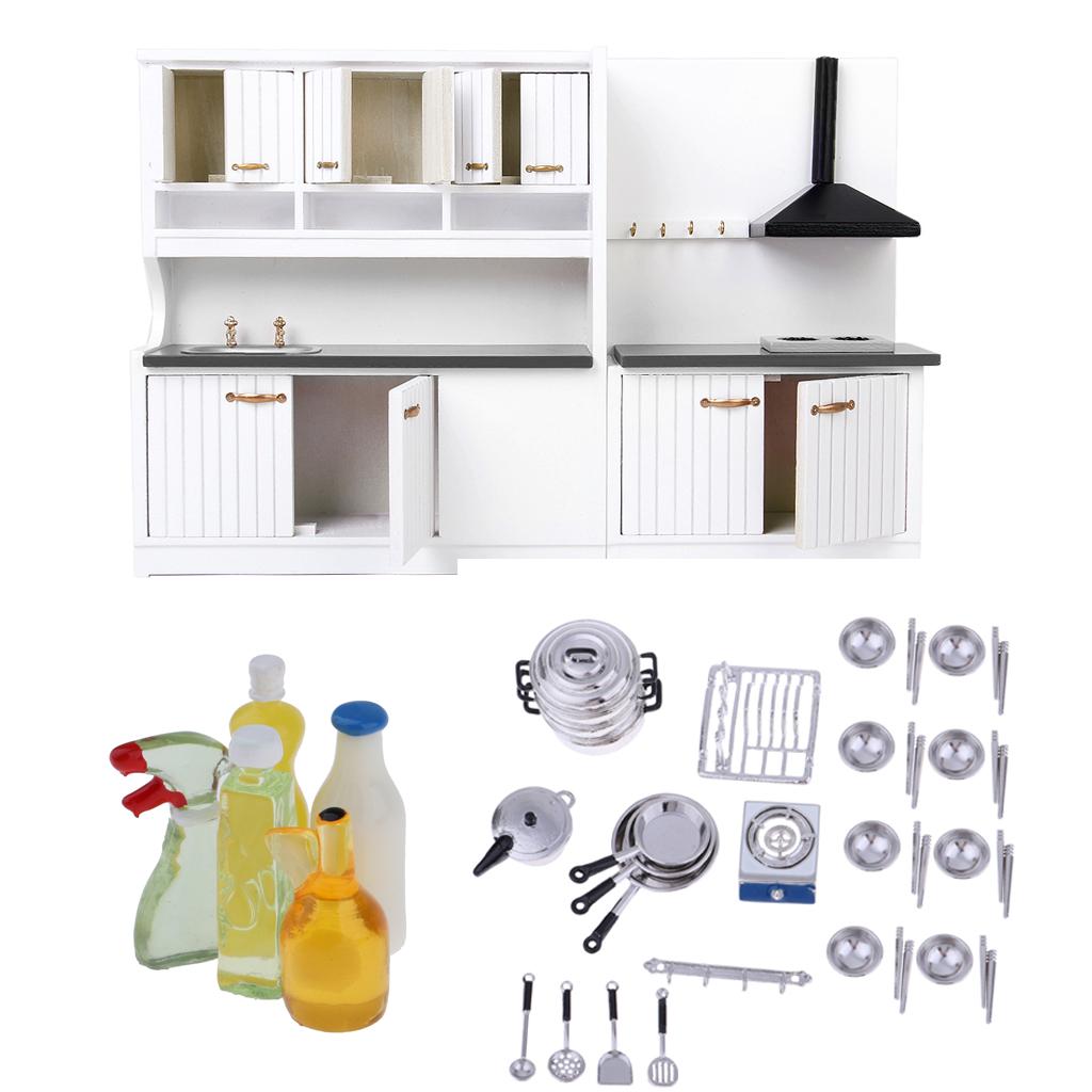 1/12 Scale Dollhouse Miniatures Kitchen Supplies Kitchenware Cookware Set