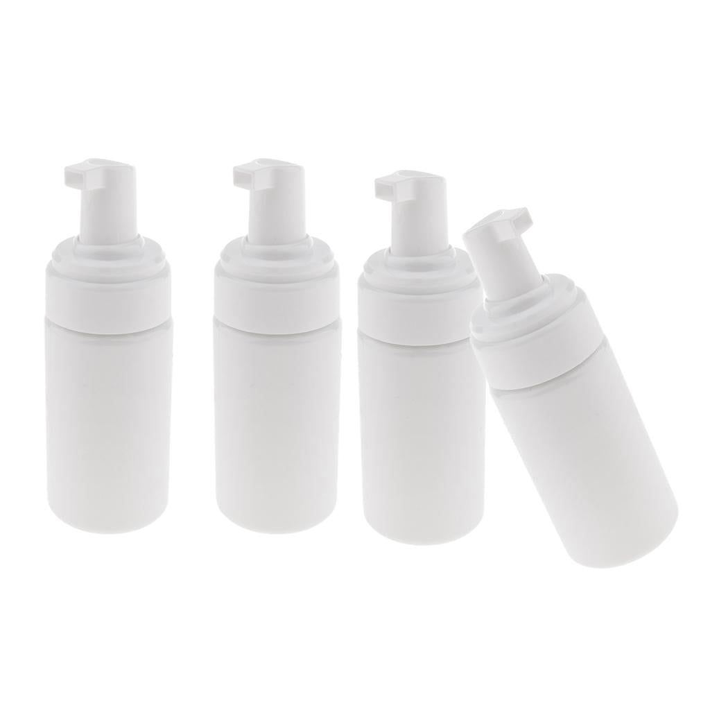4x Refillable Foam Bottle Dispenser Liquid Foaming Pump Soap Bottle 100ml